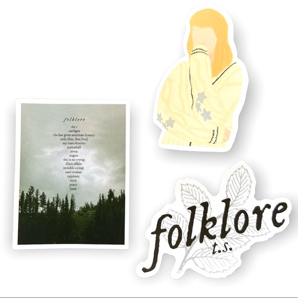 Taylor Swift Folklore Stickers - Picture 2 of 2